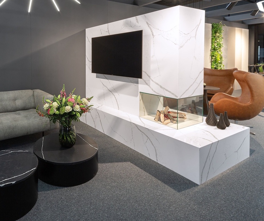 Blat Quartz Calacatta Silva