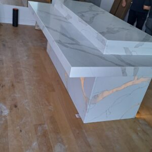 Blat Quartz Calacatta Translux Lastra de 2 cm