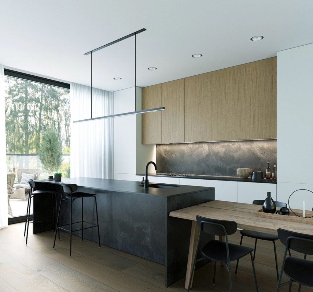 blat de quartz Metropole Nero