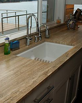Blat Quartz Travertin